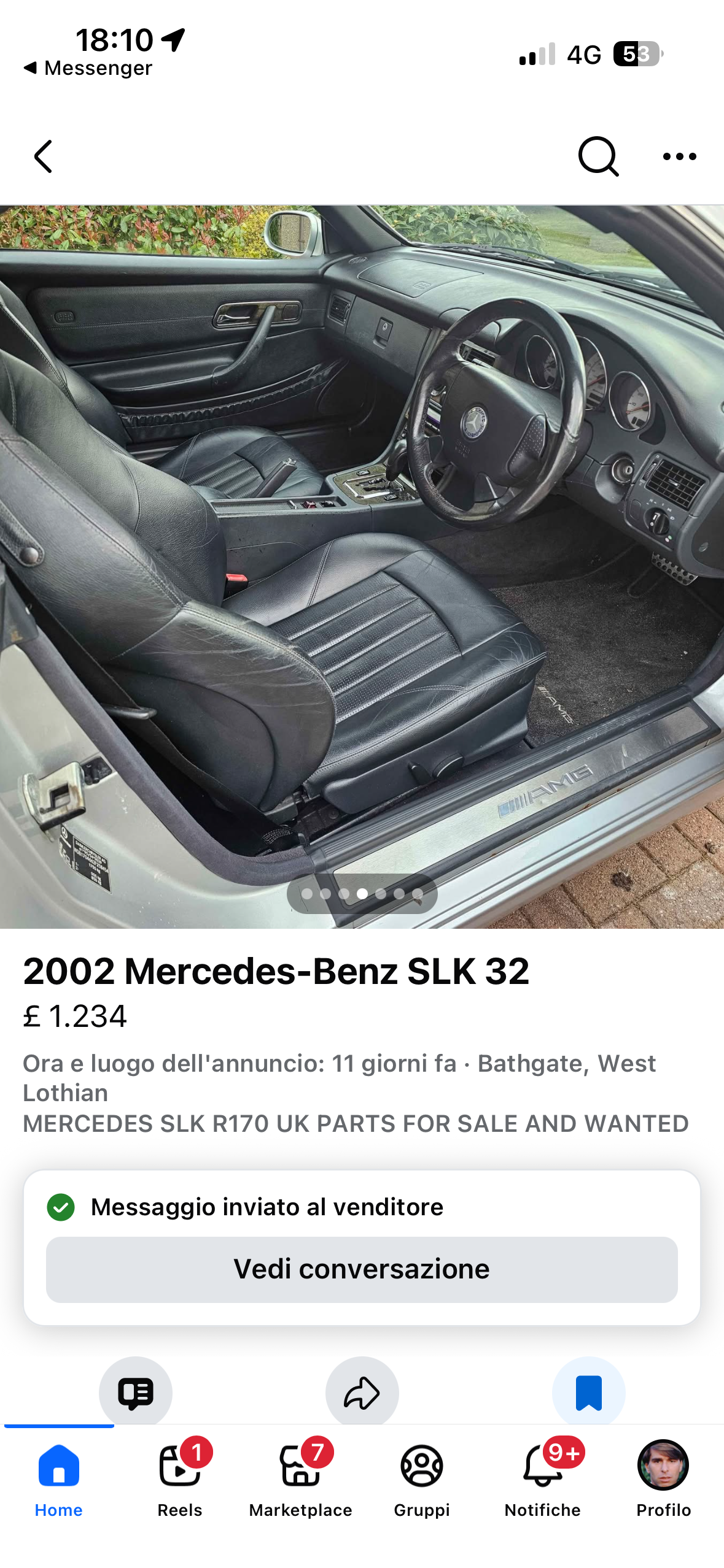 Due sedili auto e 4 cerchi